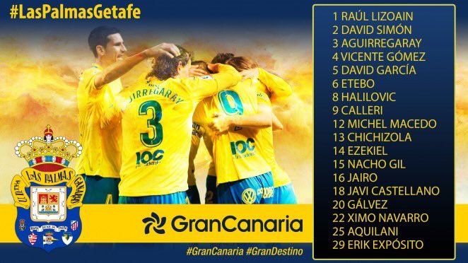 El técnico insular agota las jornadas que restan para que la UD Las Palmas termine marchándose a Segunda División y buscará ante el Getafe una victoria con la que intentar darle una alegría a la afición amarilla. Se acerca el final de la temporada y, aunque la UD Las Palmas ya está descendida, tienen que