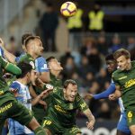 Balón aéreo Málaga UD Las Palmas