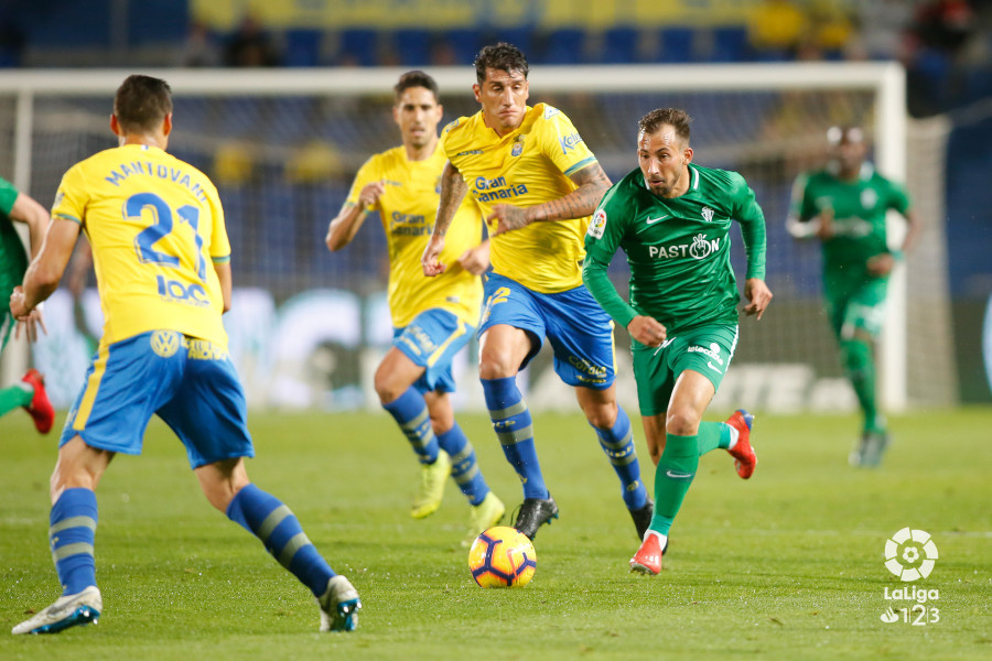 Posiciones de u. d. las palmas contra real sporting