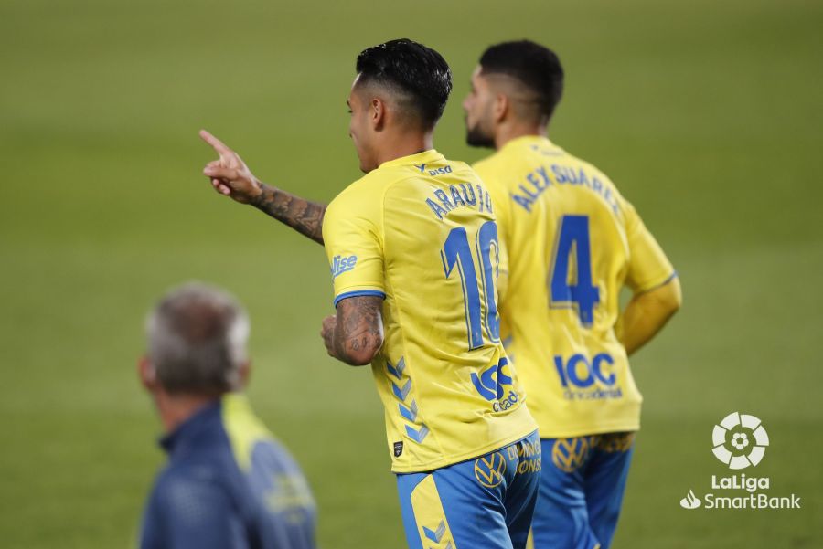 La UD Las Palmas empató en la tarde de hoy frente al Mallorca en un partido con dos caras para los amarillos. Un gol de Sergio Araujo en el minuto 46, contrarrestó el primer gol bermellón logrado por Amath en el minuto 13. Pepe Mel salió con el mismo once que goleó el pasado jueves