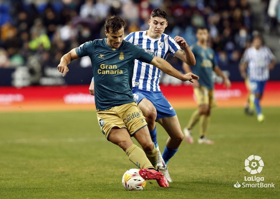 Posiciones de u. d. las palmas contra málaga cf