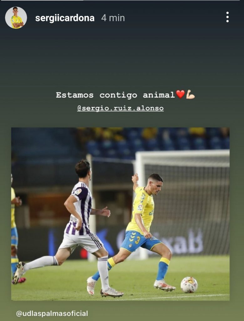 Este jueves, Sergio Ruiz se despidió en la Ciudad Deportiva de sus compañeros, los cuales también mandaron mensajes de apoyo para el jugador cántabro a través de las redes sociales.