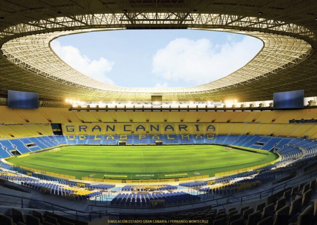 Simulación del Estadio de Gran Canaria (en estos momentos el concurso de ideas se encuentra en fase previa, es una mera recreación/ Cedido por Fernando Montecruz
