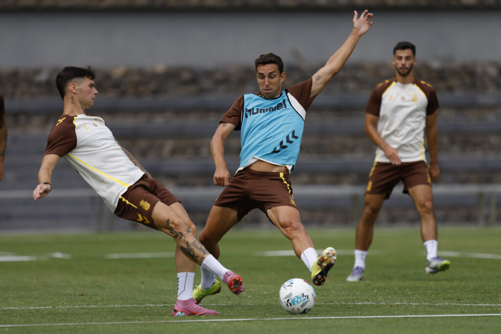 Sergio Barcia y Jaime Mata entrenamiento | udlaspalmas.NET