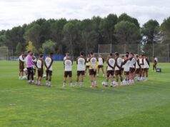 La Unión Deportiva entrenó en Huesca antes de volver a Gran Canaria
