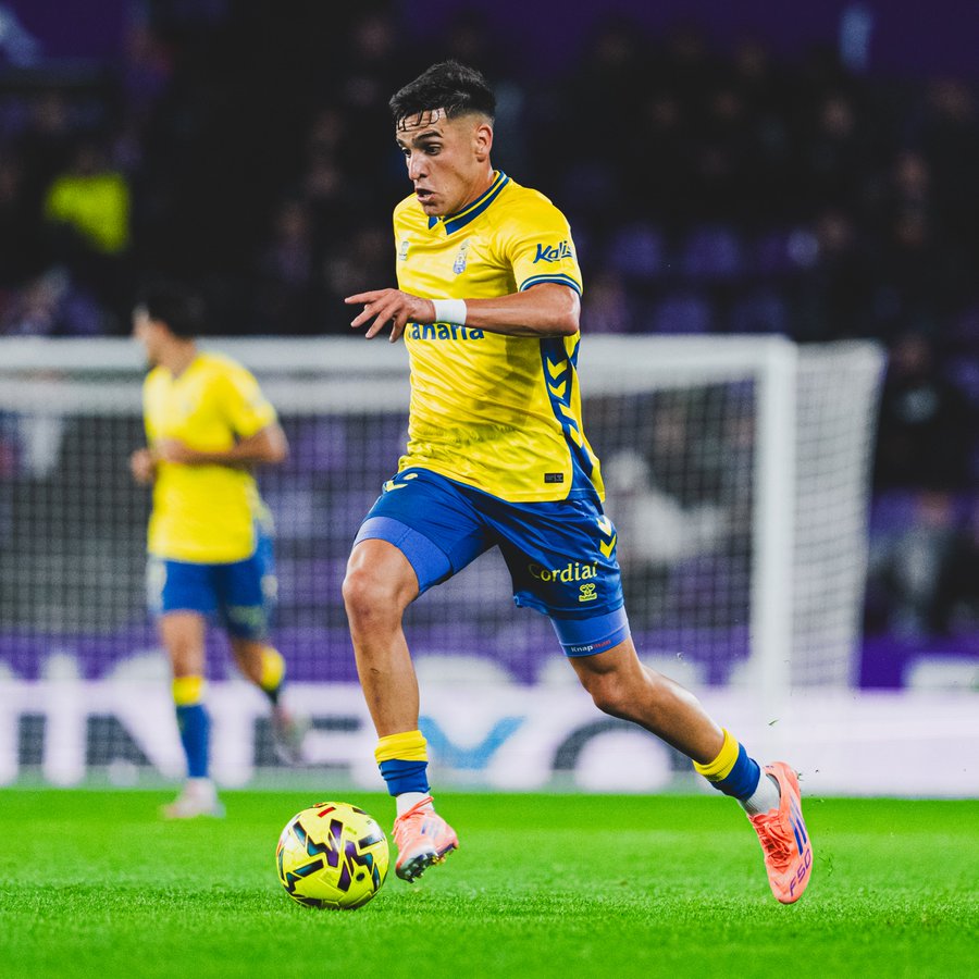 Ale García Valladolid | udlaspalmas.NET Tras la baja de larga duración de Ale García, cabe la posibilidad de que la Unión Deportiva Las Palmas juegue este viernes sin canarios en el once inicial, algo que no ocurre desde el 23 de febrero de 2019. Ver a la Unión Deportiva Las Palmas sin ningún canario en el once inicial es una