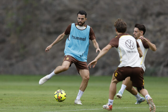 Kirian Rodríguez entrenamiento