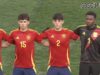 Valentín Pezzolesi juega los noventa minutos con España Sub 19