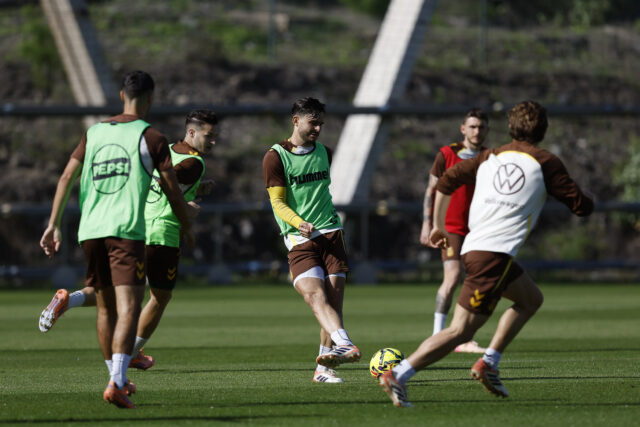 Nicolás Benedetti entrenamiento