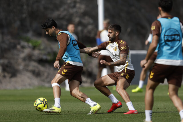 Enrique Clemente y Pejiño entrenamiento