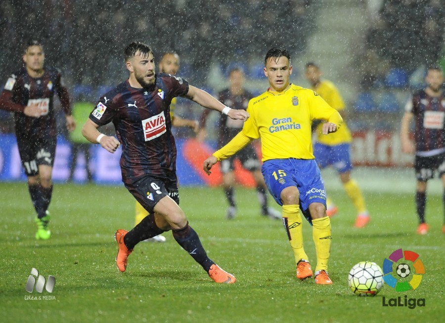 Roque Eibar | udlaspalmas.NET La Unión Deportiva Las Palmas de Quique Setién se impuso a finales de febrero de 2016 en Ipurua gracias a un gol de Pedro Bigas que dio paso a una racha histórica de seis victorias en siete partidos. Finales de febrero de 2016, Primera División, la Unión Deportiva Las Palmas acumula tres derrotas consecutivas y