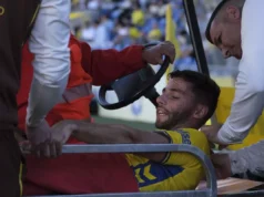 Las Palmas confirma la lesión de Enzo Loiodice: esguince de tobillo