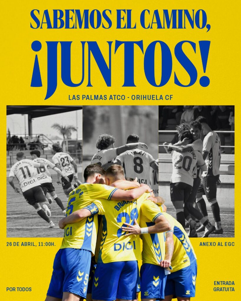 El conjunto grancanario se juega gran parte de su permanencia en Segunda Federación en el partido de este domingo contra el Orihuela. Será el estreno de la tercera etapa de Juan Manuel Rodríguez al frente del filial. No hay tiempo que perder en el fútbol. Sin tiempo a adaptaciones de cualquier índole, la competición vuelve