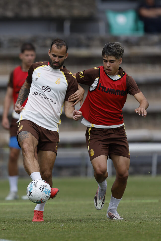 Jesé Rodríguez y Rafa Cruz entrenamiento