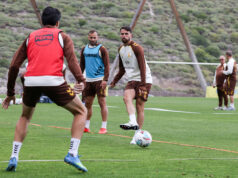 Tres entrenamientos para preparar el partido en Almería