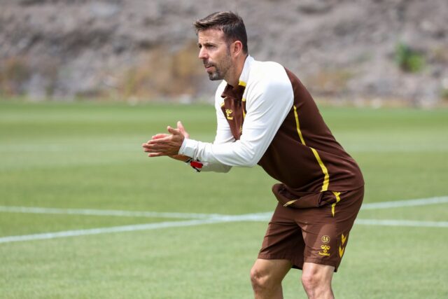 Luis García entrenamiento