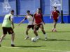 Sin tiempo que perder: Las Palmas se ejercita en Abegondo