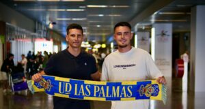 Andrés Rodríguez llegó este lunes a Gran Canaria: «Con ganas de comerme el mundo»
