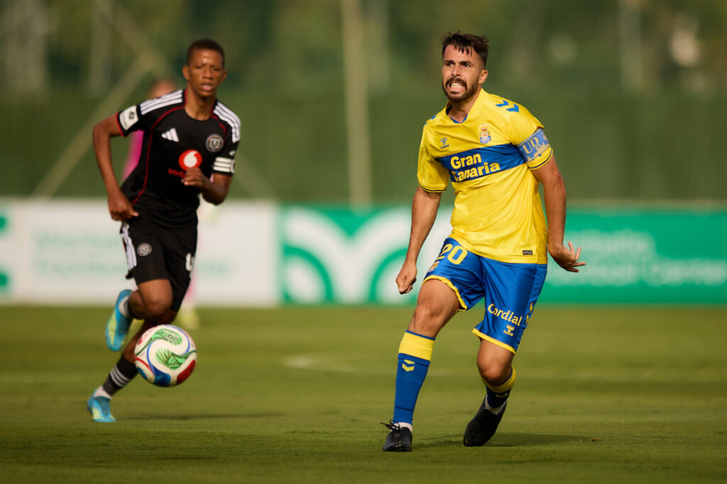 Kirian-Orlando-Pirates | udlaspalmas.NET La lista de jugadores con más minutos en los primeros cuatro de pretemporada dibujan un once que se podría asemejar al de inicio de liga. La UD Las Palmas concluyó este viernes su stage de pretemporada en Marbella. 12 días de trabajo que dejan, gracias a los partidos amistosos, algunos detalles de lo que será
