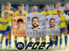 Las medias de los jugadores de la Unión Deportiva en el FC27