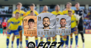 Las medias de los jugadores de la Unión Deportiva en el FC27