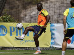 Nicholas Opoku ya entrena junto al resto de sus compañeros