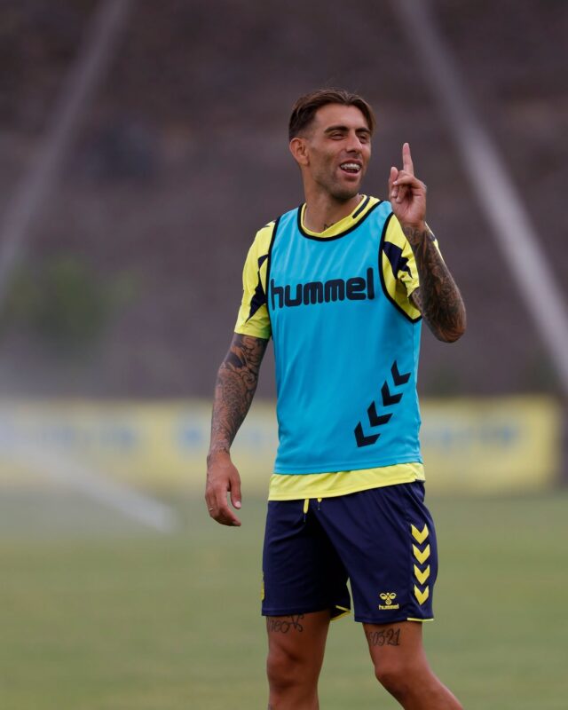 Jefté Betancor entrenamiento