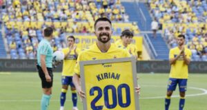Kirian Rodríguez alcanza los 200 partidos con la Unión Deportiva