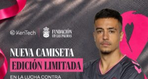 Esta es la camiseta que lucirá la UD para apoyar la lucha contra el cáncer