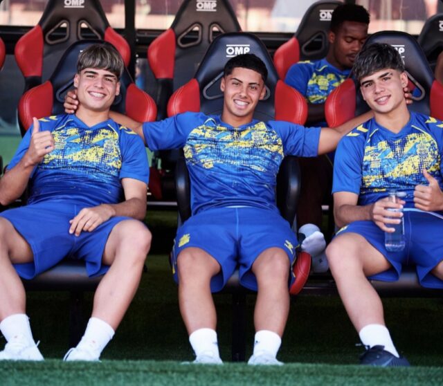 Rafa Cruz, Aimar Domínguez y Jorge Cruz, Mallorca