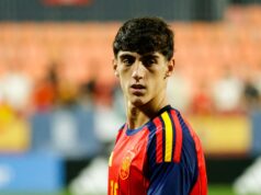 Valentín Pezzolesi disputa 45 minutos con España Sub 20 (2-0)